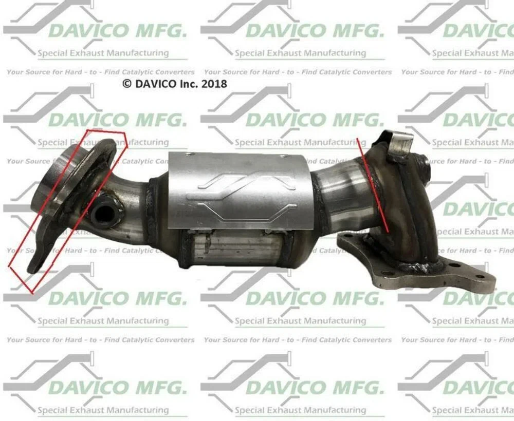 2008-2012 Honda Accord Catalytic Converter 17327